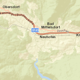 Mitterndorf im Steirischen Salzkammergut Street Map