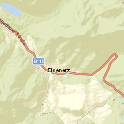 Eisenerz Street Map