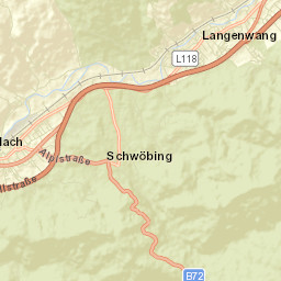 Langenwang Street Map