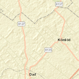 Kömlőd Street Map