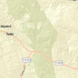 Telki Street Map