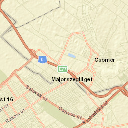 Csömör Street Map