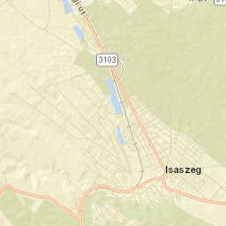 Isaszeg Street Map