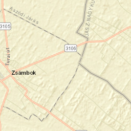 Zsámbok Street Map