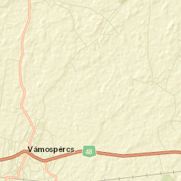 Vámospércs Street Map