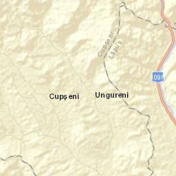 Cupşeni Street Map