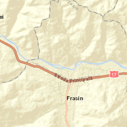 Bucșoaia Street Map