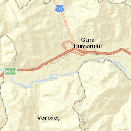 Oraş Gura Humorului Street Map