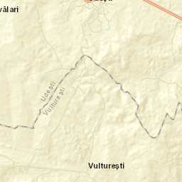 Udeşti Street Map