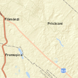 Oraş Flãmânzi Street Map