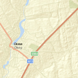 Okny Street Map