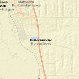 Matveyev Kurgan Street Map