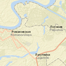Romanovskaya Street Map