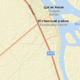 Tsagan Aman Street Map