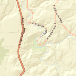 12744 South Valley Chapel Road, Valleyford Street Map