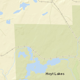 Hoyt Lakes Street Map