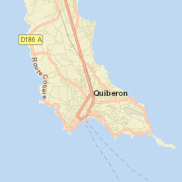 Quiberon Street Map