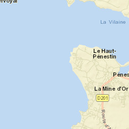 Pénestin Street Map