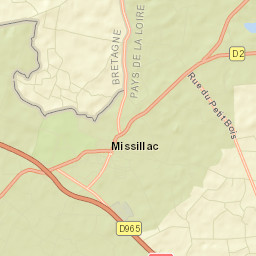 Missillac Street Map