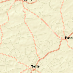 Pannecé Street Map
