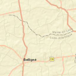 Belligné Street Map
