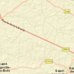 Saint-Léger-des-Bois Street Map