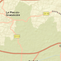 Le Plessis-Grammoire Street Map