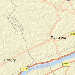 Cangey Street Map