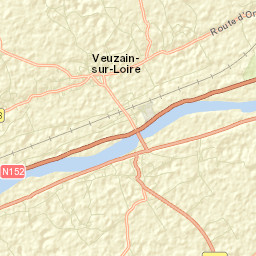 Onzain Street Map