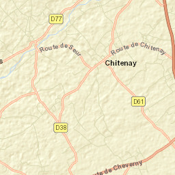 Chitenay Street Map