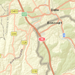 Boncourt Street Map