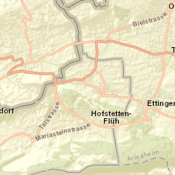 Ettingen Street Map