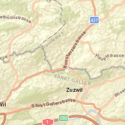 Zuzwil Street Map