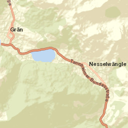 Nesselwängle Street Map