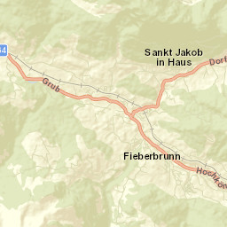 Fieberbrunn Street Map