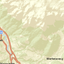 Werfen Street Map