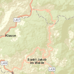 Sankt Jakob im Walde Street Map