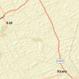 Szany Street Map