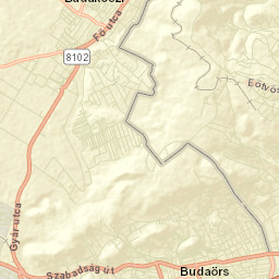Budakeszi Street Map