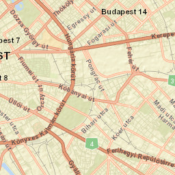 Józsefváros Street Map