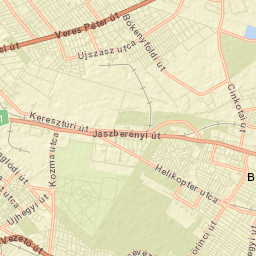 Budapest XVI. kerület Street Map