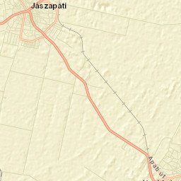 Jászapáti Street Map