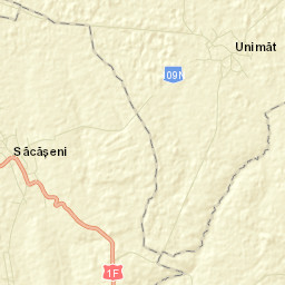 Comuna Săcăşeni Street Map