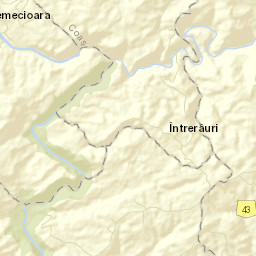 Comuna Coaş Street Map