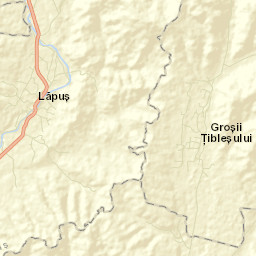 Groșii Țibleșului Street Map