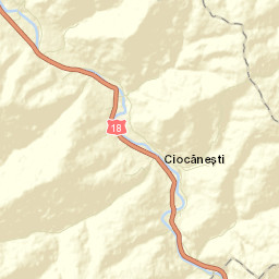 Comuna Ciocăneşti Street Map