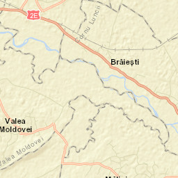 Brăiești Street Map