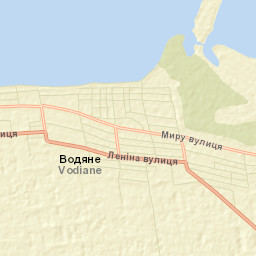 Vodyane Street Map