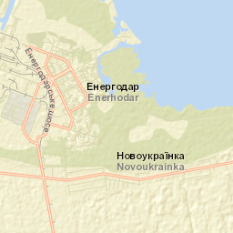 Energodar Street Map