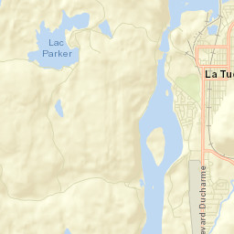 La Tuque Street Map